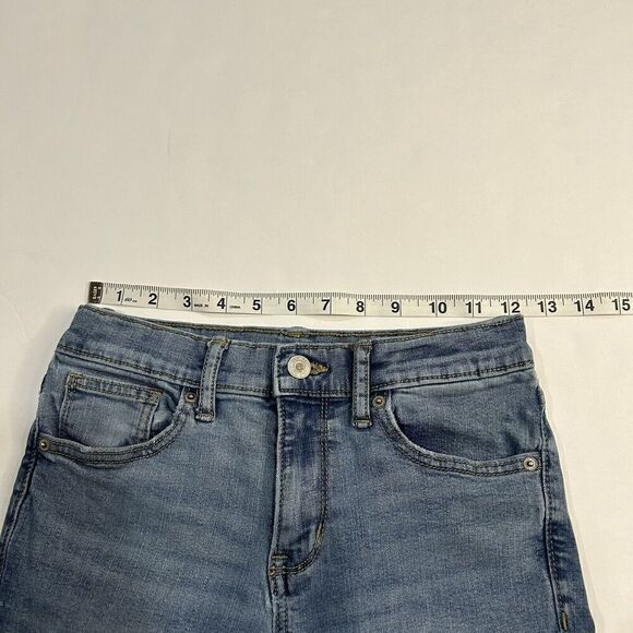 Old Navy Boys Karate Slim Built In Flex Max Distressed Faded Jeans Youth Size 12 - Picture 7 of 10